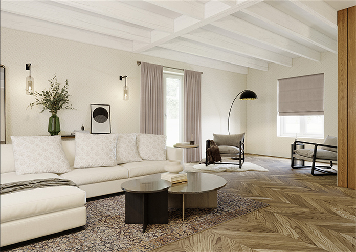 Eversley, Espresso Creme - Made to Measure Curtains - Image 7